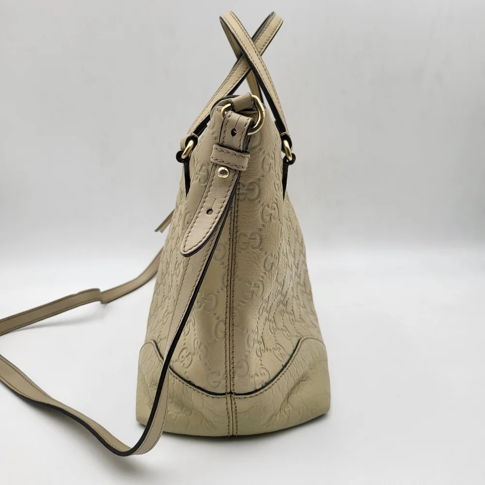 GUCCI MEDIUM GUCCISSIMA BREE FOLD OVER TOP HANDLE TOTE SATCHEL,,Authentic.. - Picture 2 of 16